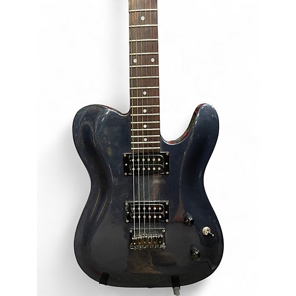 Used Squier DOUBLE FAT TELECASTER DELUXE Blue Solid Body Electric Guitar