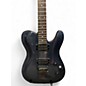 Used Squier DOUBLE FAT TELECASTER DELUXE Blue Solid Body Electric Guitar