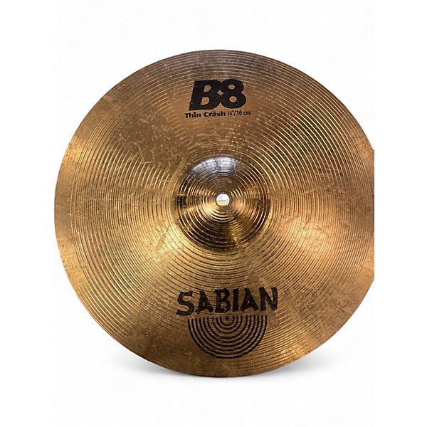 Used SABIAN 14in B8 Crash Cymbal