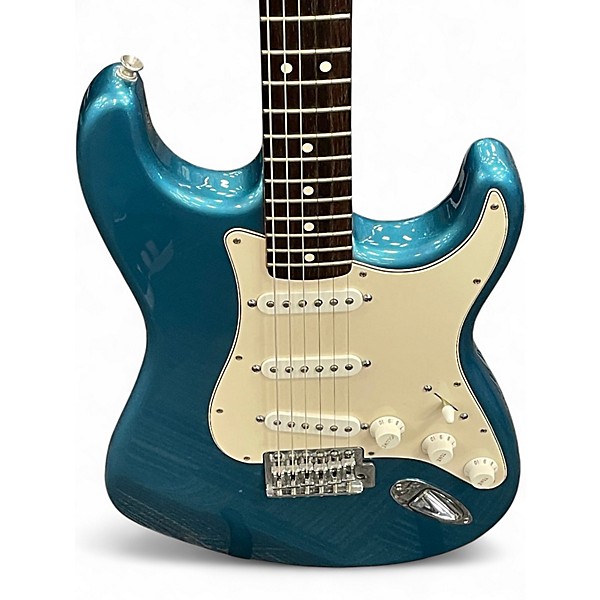 Used Fender Standard Stratocaster Blue Solid Body Electric Guitar