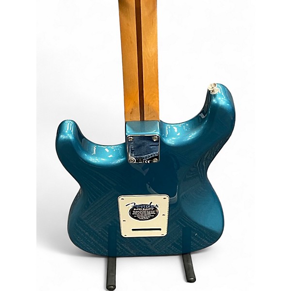 Used Fender Standard Stratocaster Blue Solid Body Electric Guitar