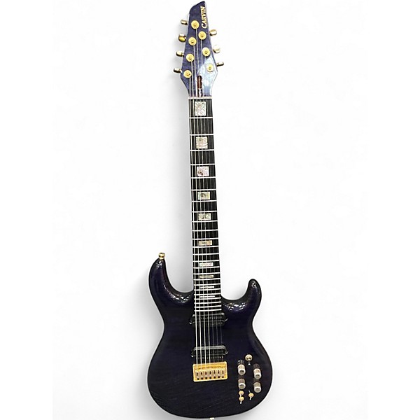 Used Carvin 727 Trans Purple Solid Body Electric Guitar