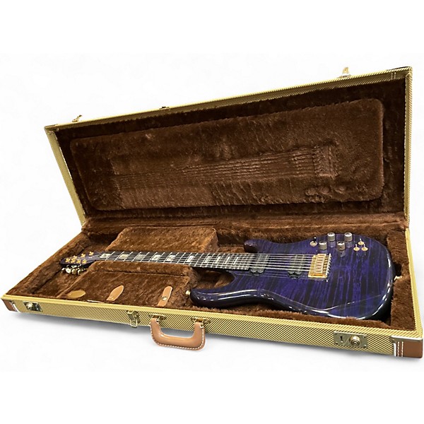 Used Carvin 727 Trans Purple Solid Body Electric Guitar