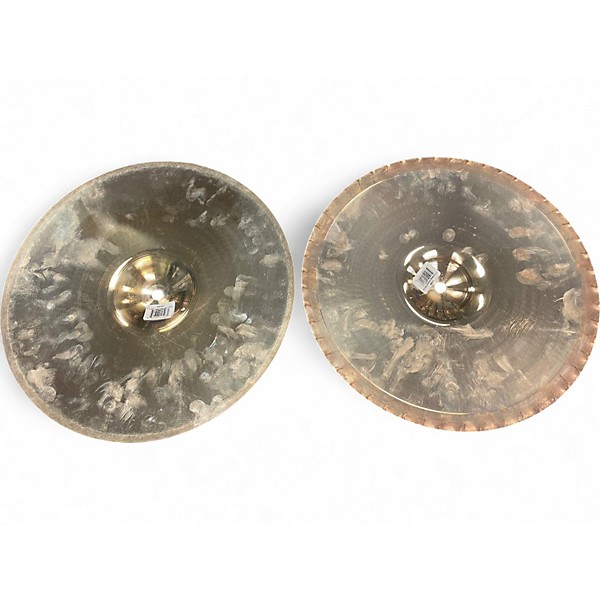 Used Zildjian 14in A Custom Mastersound Hi Hat Pair Cymbal