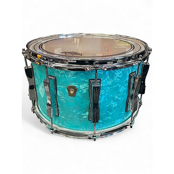 Used Ludwig 14in Classic Maple Snare Glacier Blue Drum
