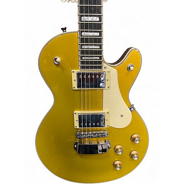 Used Hagstrom Super Swede Gold Top Solid Body Electric Guitar