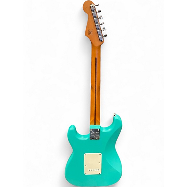 Used Squier 40th anniversary Seafoam Green Solid Body Electric Guitar