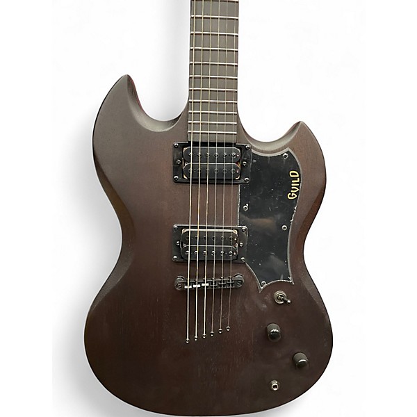 Used 2026 Guild POLARA NIGHT EDITION VINTAGE WALNUT Solid Body Electric Guitar