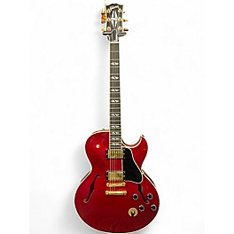 Used Gibson ES 137 custom Candy Apple Red Hollow Body Electric Guitar