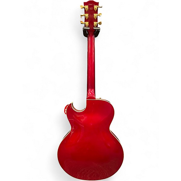 Used Gibson ES 137 custom Candy Apple Red Hollow Body Electric Guitar