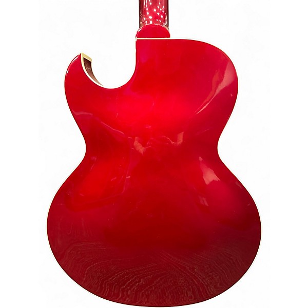 Used Gibson ES 137 custom Candy Apple Red Hollow Body Electric Guitar