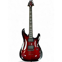 Used Schecter Guitar Research Demon 6 red Solid Body Electric Guitar