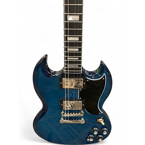 Used Epiphone SG CUSTOM VIPER BLUE Solid Body Electric Guitar