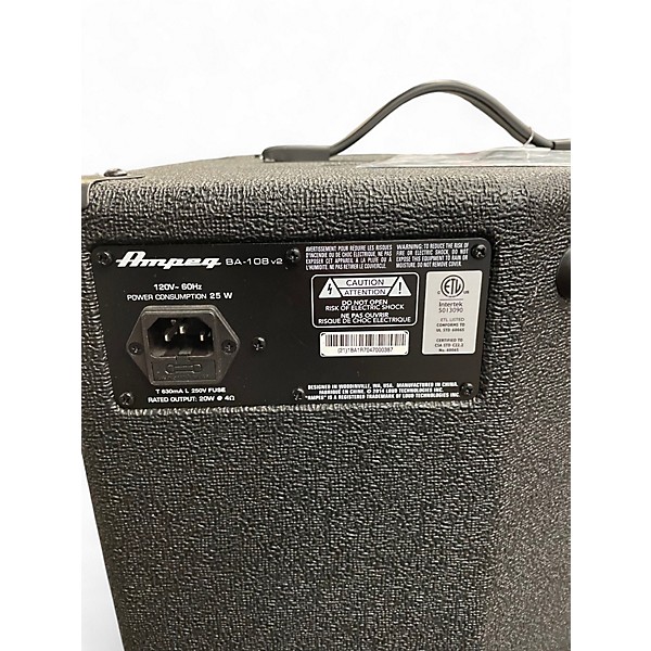 Used Ampeg BA108 25W 1X8 Bass Combo Amp