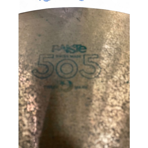 Used Paiste 20in 505 ride Cymbal