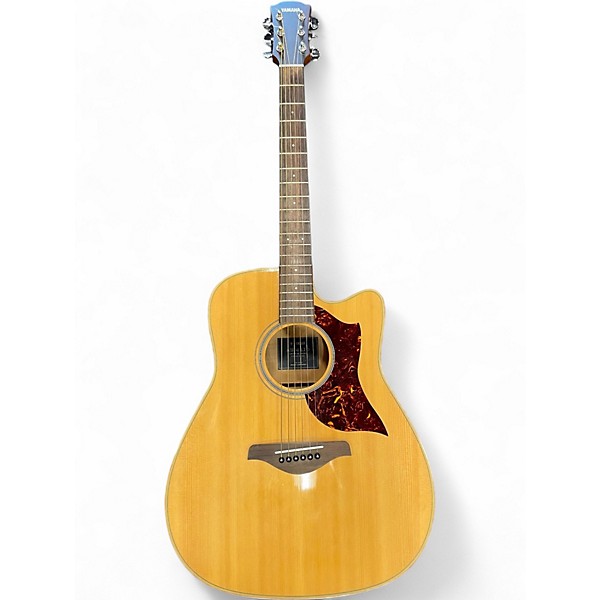Used Yamaha A1FM LTD Natural Acoustic Electric Guitar