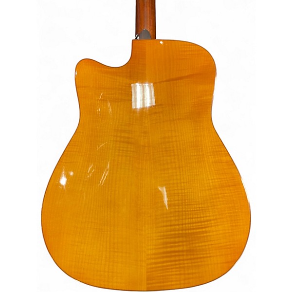 Used Yamaha A1FM LTD Natural Acoustic Electric Guitar