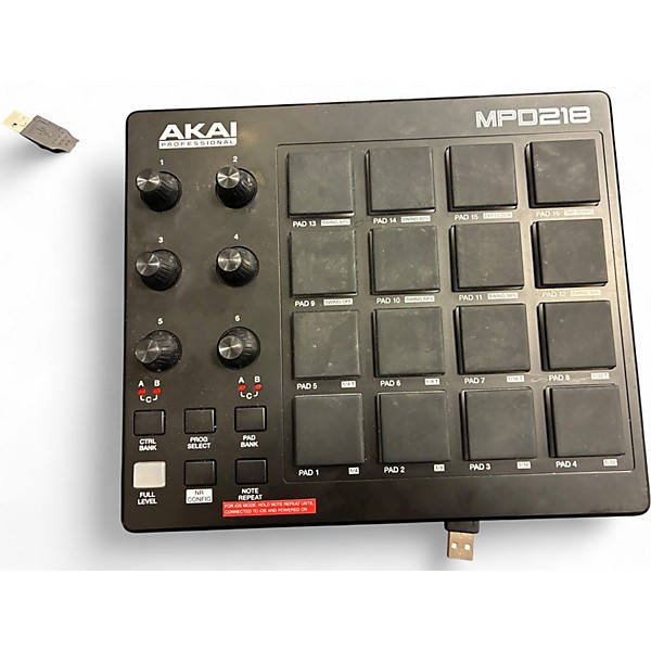 Used Akai Professional MPD218 MIDI Controller