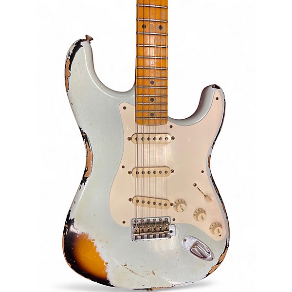 Used Fender 1957 Relic Stratocaster Sonic Blue Solid Body Electric Guitar