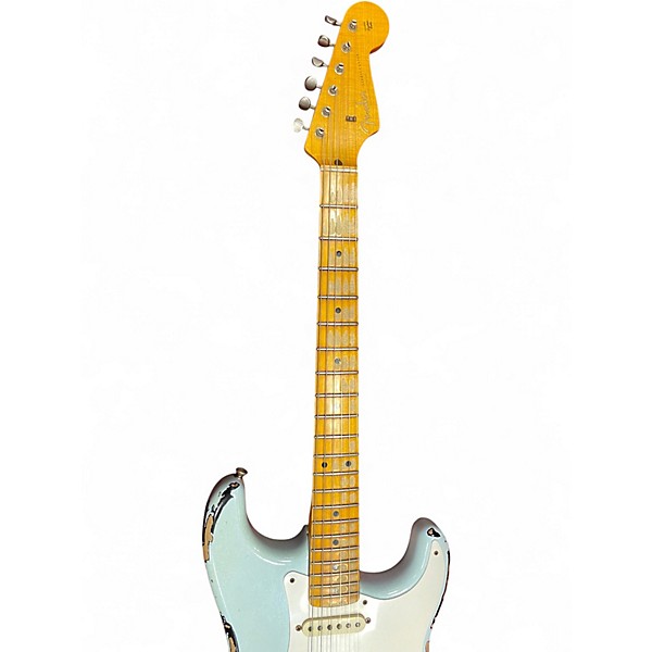 Used Fender 1957 Relic Stratocaster Sonic Blue Solid Body Electric Guitar