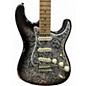 Used Fender Limited 1968 Black Paisley Stratocaster Black Paisley Solid Body Electric Guitar