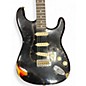 Used Fender Limited Dual Mag II Stratocaster Relic Black Solid Body Electric Guitar