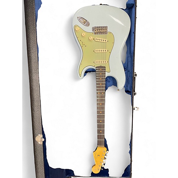 Used Fender Limited 1964 L Series Stratocaster Journeyman Sonic Blue Solid Body Electric Guitar