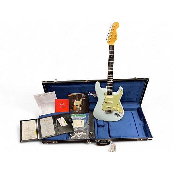 Used Fender Limited 1964 L Series Stratocaster Journeyman Sonic Blue Solid Body Electric Guitar