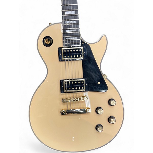 Used Epiphone Les Paul Custom Cream Solid Body Electric Guitar