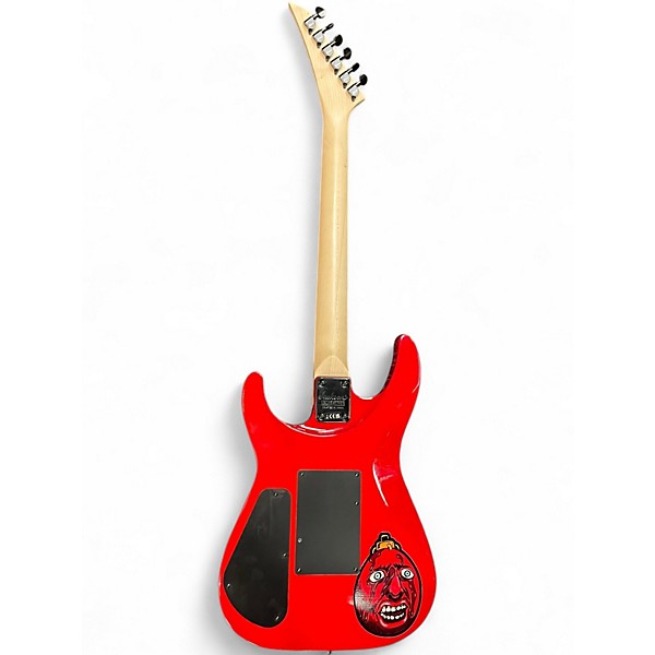 Used Jackson JS34Q Dinky Red Solid Body Electric Guitar