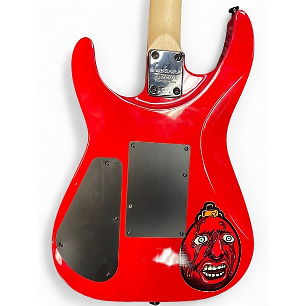 Used Jackson JS34Q Dinky Red Solid Body Electric Guitar