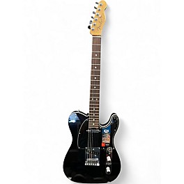 Used Fender American Elite Telecaster Mystic Black Solid Body Electric Guitar