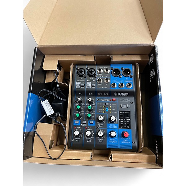 Used Yamaha MG06X Unpowered Mixer
