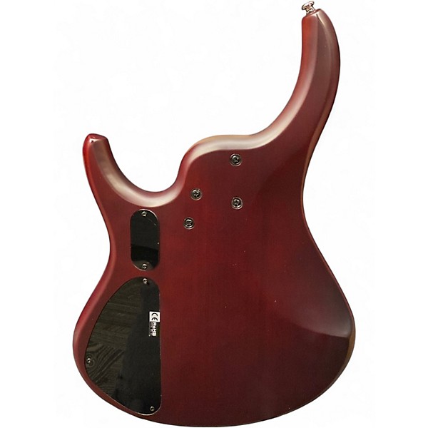 Used MTD Kingston Super 5 String Red Electric Bass Guitar