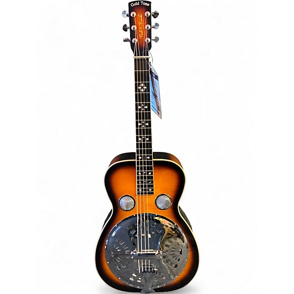 Used Gold Tone PBSD PAUL BEARD SQUARENECK Vintage Sunburst Resonator Guitar