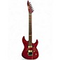 Used ESP LTD M100FM Trans Red Solid Body Electric Guitar thumbnail
