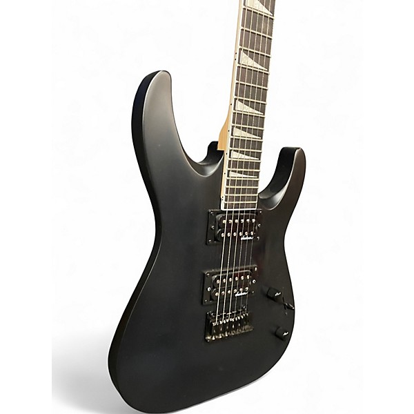 Used Jackson JS22 Dinky Satin Black Solid Body Electric Guitar