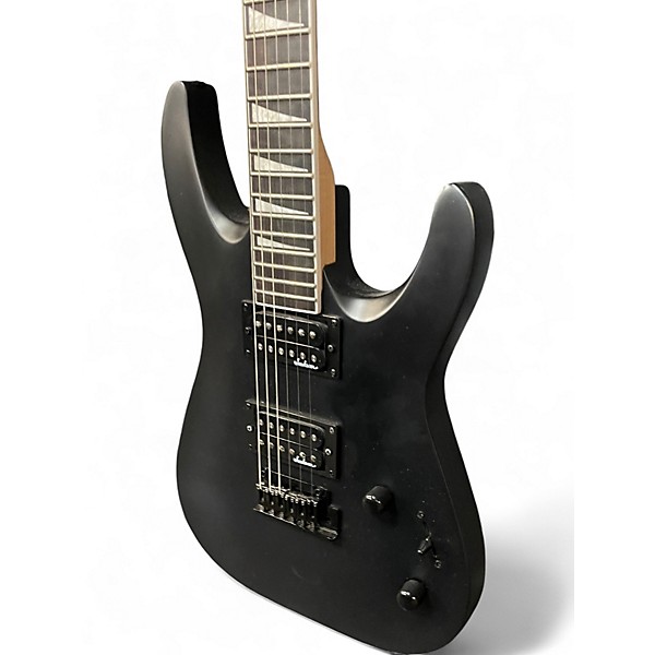 Used Jackson JS22 Dinky Satin Black Solid Body Electric Guitar