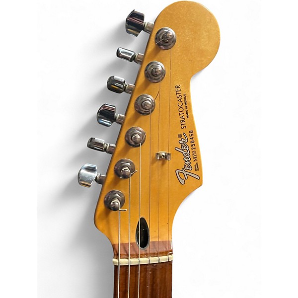 Used Fender Standard Stratocaster Blue Solid Body Electric Guitar