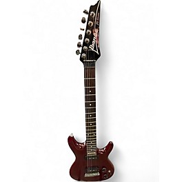 Used Ibanez JS700 Trans Red Solid Body Electric Guitar