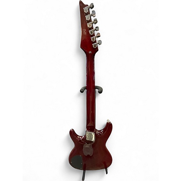 Used Ibanez JS700 Trans Red Solid Body Electric Guitar