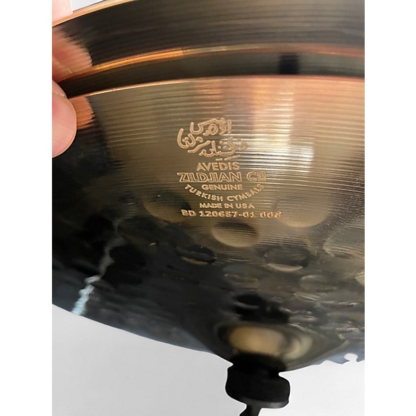 Used Zildjian 15in Z Custom Hi Hat Pair Cymbal