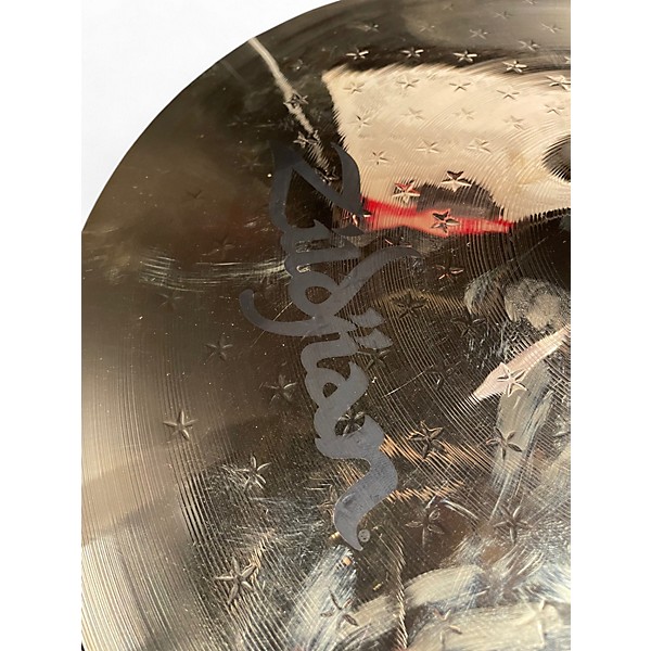 Used Zildjian 15in Z Custom Hi Hat Pair Cymbal