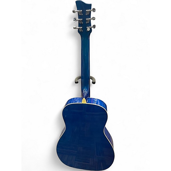 Used Jay Turser JJ43 TBL Blue Acoustic Guitar