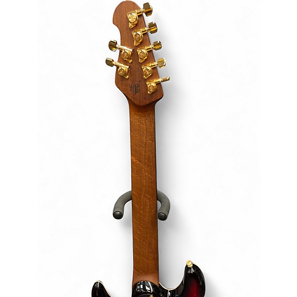 Used Ernie Ball Music Man JASON RICHARDSON SIGNATURE CUTLASS 7A Rorschach Red Solid Body Electric Guitar