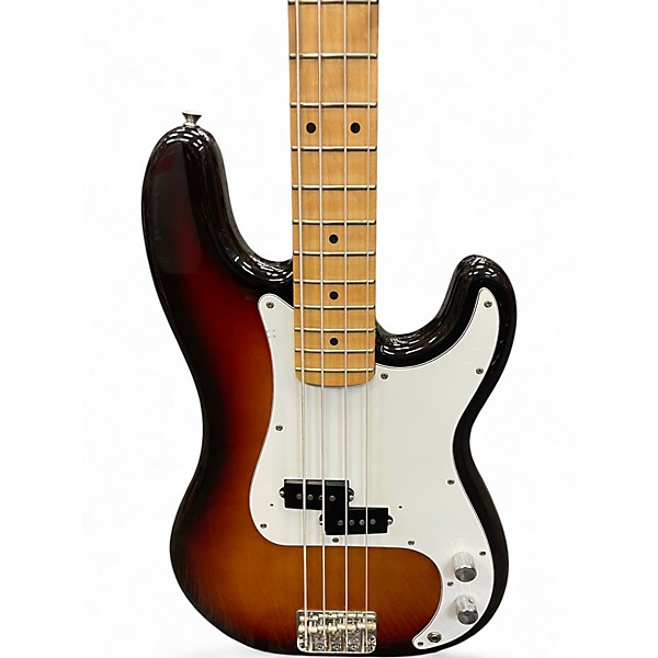 Vintage 1989 Fender precision bass 3 Color Sunburst Electric Bass Guitar