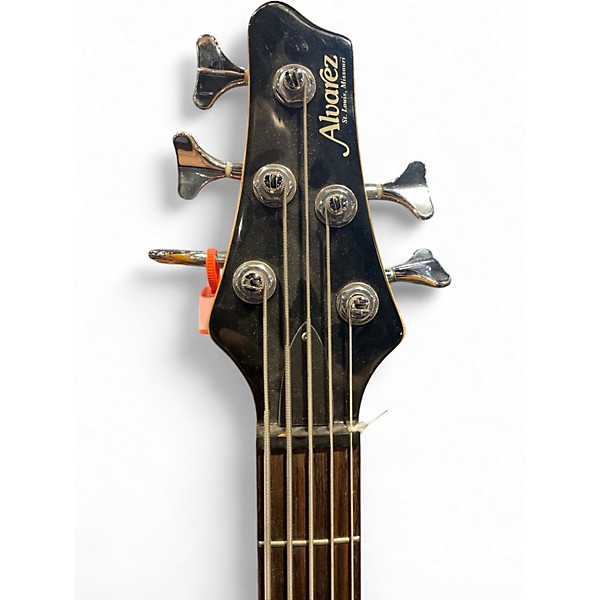 Used Alvarez AE 900 Trans Crimson Red Electric Bass Guitar