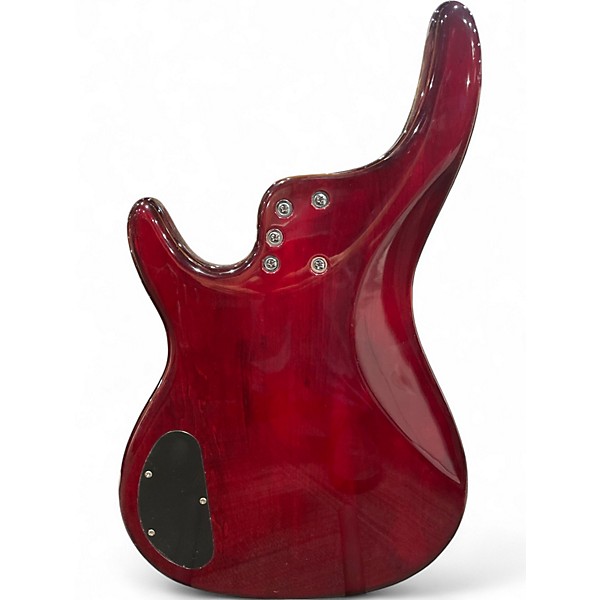 Used Alvarez AE 900 Trans Crimson Red Electric Bass Guitar