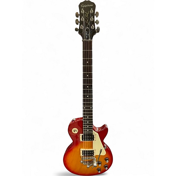 Used Epiphone Les Paul 100 Bolt On Cherry Sunburst Solid Body Electric Guitar