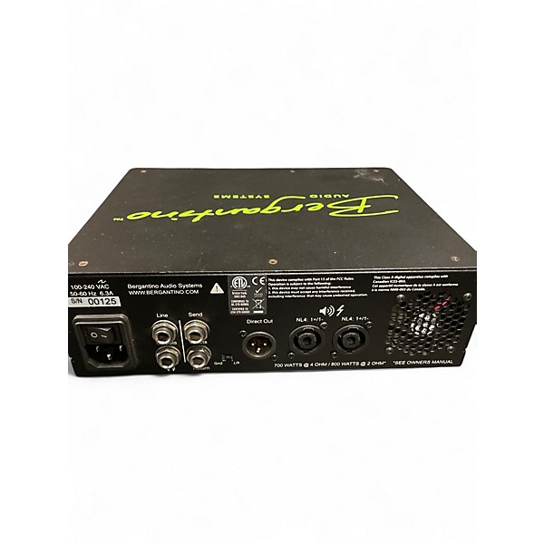 Used Bergantino B AMP Bass Amp Head